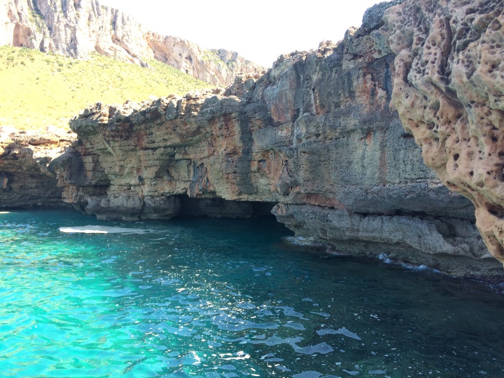 Cala Firriato's Deep Water Solo cliff